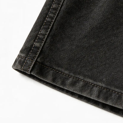 Men's Vintage Acid Washed Cotton Athletic Sweat Shorts - Buy 2, Get 1 Free - Elastic Waist, Drawstring, Pockets, Baggy Fit, Ideal for Gym and Streetwear
