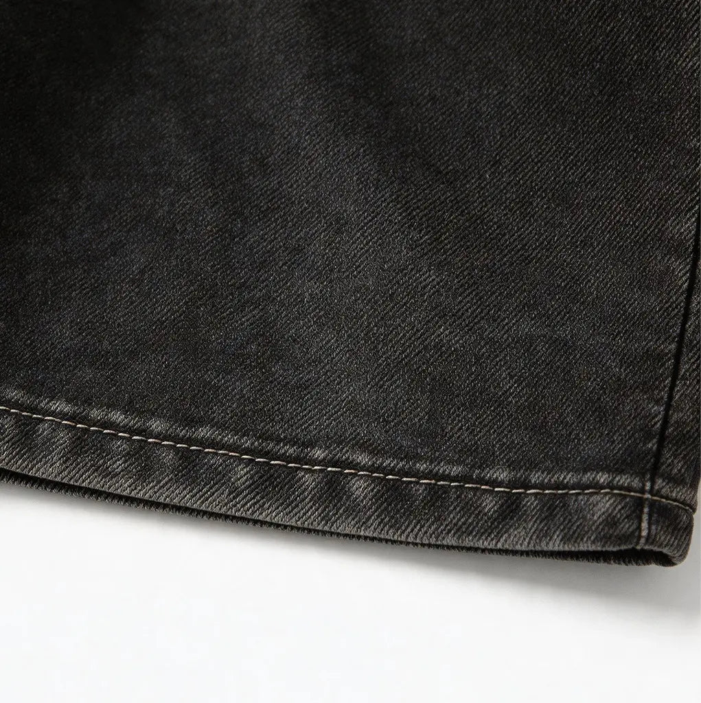 Men's Vintage Acid Washed Cotton Athletic Sweat Shorts - Buy 2, Get 1 Free - Elastic Waist, Drawstring, Pockets, Baggy Fit, Ideal for Gym and Streetwear